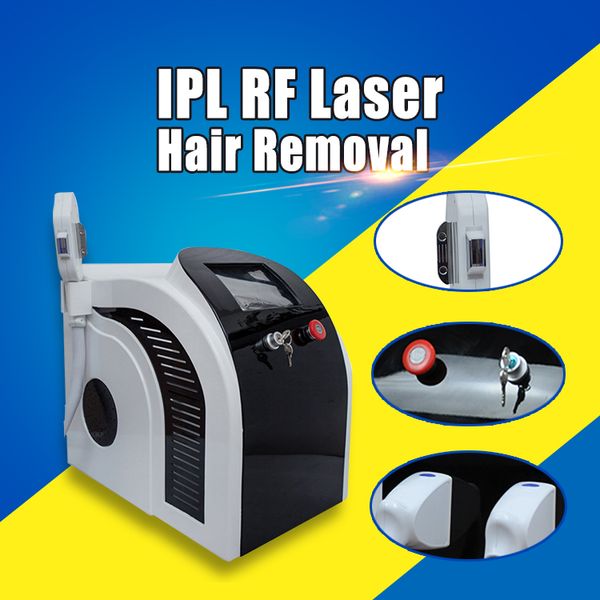 

profession opt shr machine ipl skin rejuvenation opt skin treatment machine fast hair removal treatment for home use ce/dhl, Black