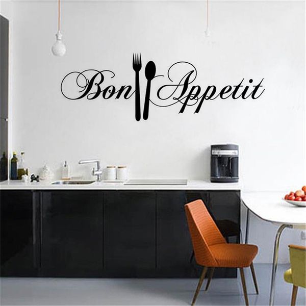 

diy knife fork kitchen wall stickers home decoration accessories decals muraux decor on the papel de parede