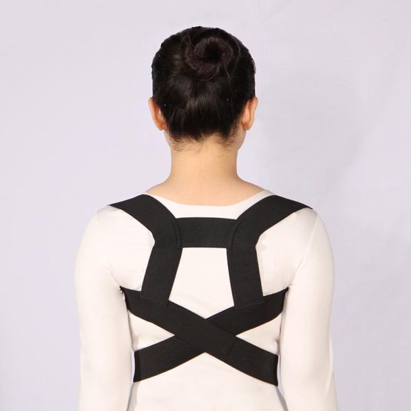 

fixation posture corrector humpback correction back brace spine back orthosis scoliosis lumbar support spinal curved orthosis, Black;blue