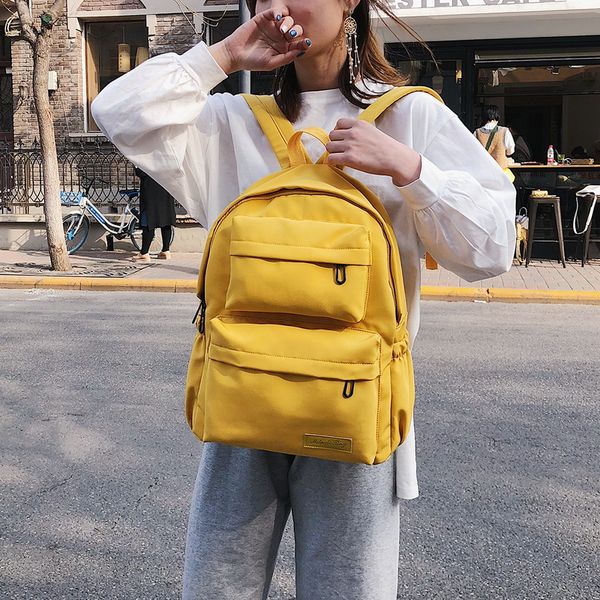 

new waterproof nylon backpack for women multi pocket travel backpack female school bag for teenage girls book mochilas