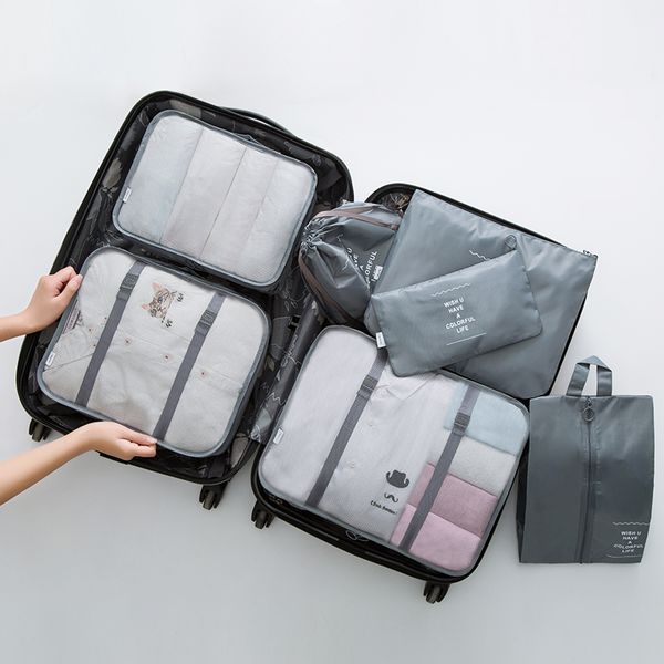 

travel storage bag sets for clothes underwear shoes woman tidy organizer pouch suitcase home closet container