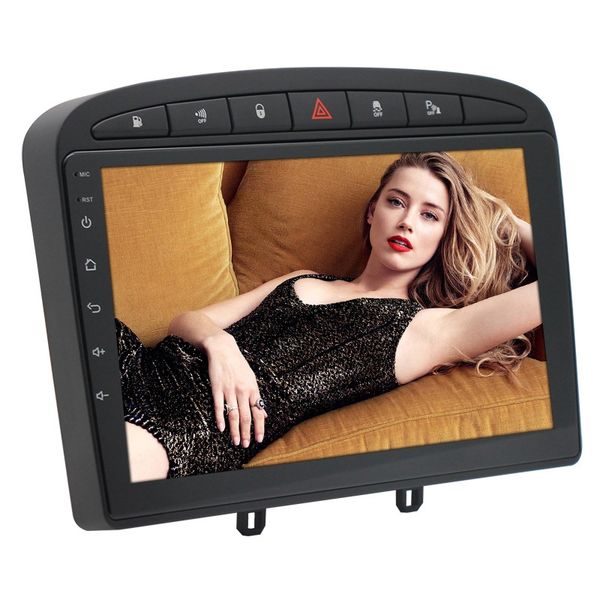 

android 9.1 car dvd player radio gps navi stereo bt for 308 408 2010-2020