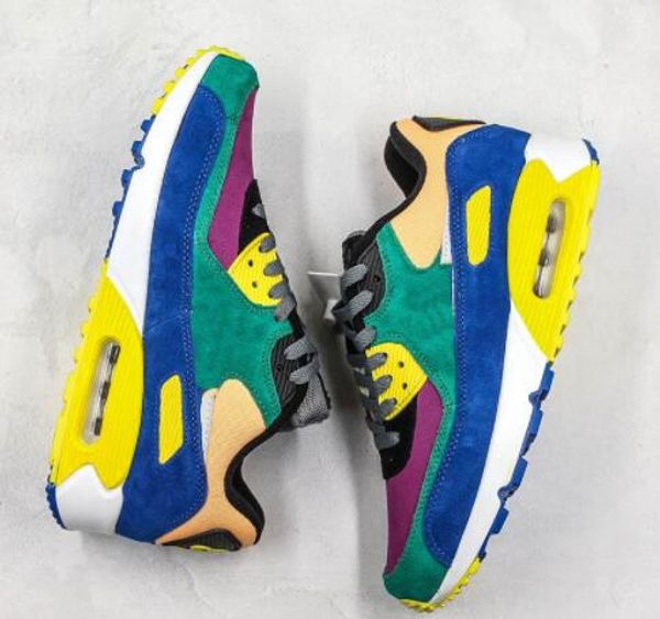 

2020 viotech 90 running shoes rainbow women men designer 90 qs viotech shoes cushion sneakers athletic outdoor sport sneaker