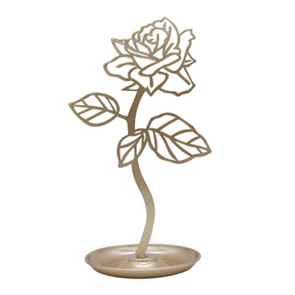 

fashion hollow flower style earring display stand organizer, Black;white