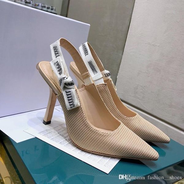 

2019 fashion luxury designer women shoes high heels women sandals star vintage sandal shoes with box size 35-40 -291, Black