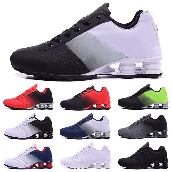 

2019 Shox Deliver 809 Men Running Shoes Famous DELIVER OZ NZ Mens Sneakers Black White Blue Increased Cushion Athletics Outdoor Sports
