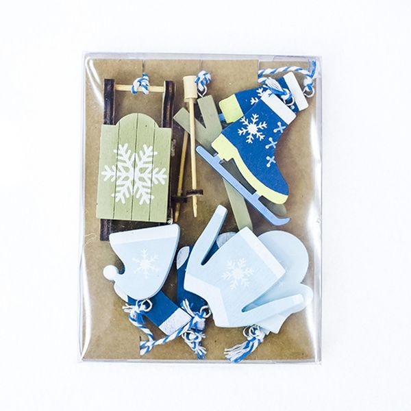 Compre Adornos De Navidad Colgando Colgante Regalo De Esqui Traje