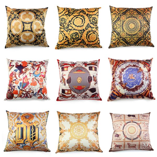 

royal luxury cushion cover satin fabric throw pillow case for home christmas decoration l sofa bedding pillow cover
