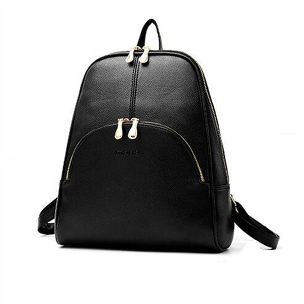 

leather backpacks classic women backpack school bags for teenage girls bagpack mochila feminina sac a main femme