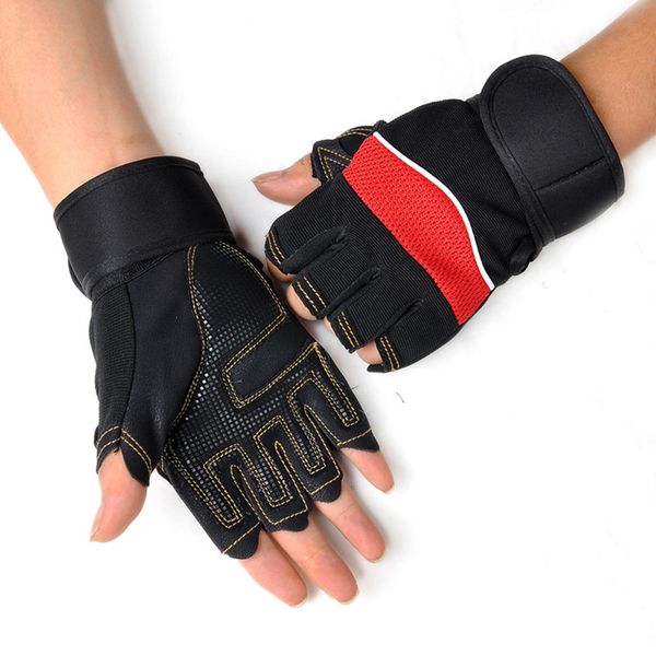 

2018 strong gym fitness gloves power luvas fitness academia anti-skid guantes protective crossfit sports weight lifting gloves