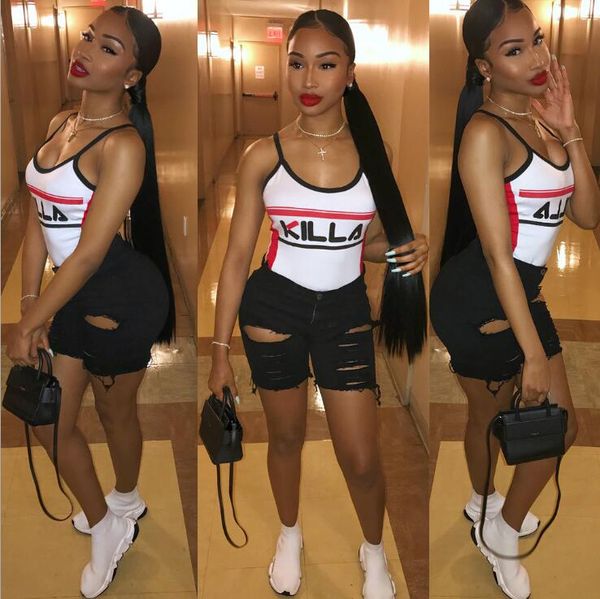 

women's jumpsuits & rompers women design bodysuit lady o neck sleeveless bodycon jumpsuit button short femme body cotton romper, Black;white