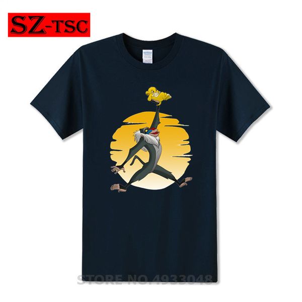 

2019 funny air lion king t shirt men short sleeve crew neck mufasa t-shirt simba tshirt crop hipster tee shirt 3xl, White;black