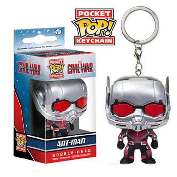 

funko pocket pop keychain - ant man vinyl figure keyring with box toy gift good quality ing