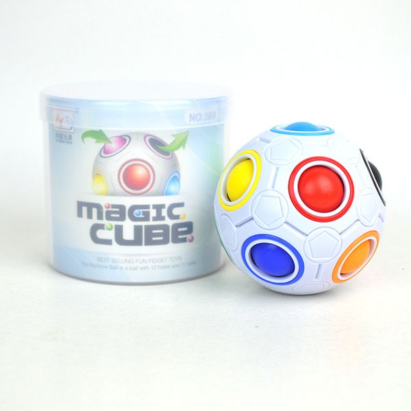 

rainbow cube 3d creative ball football magic puzzle jigsaw ball shaped children learning education parent-child fun toy gift