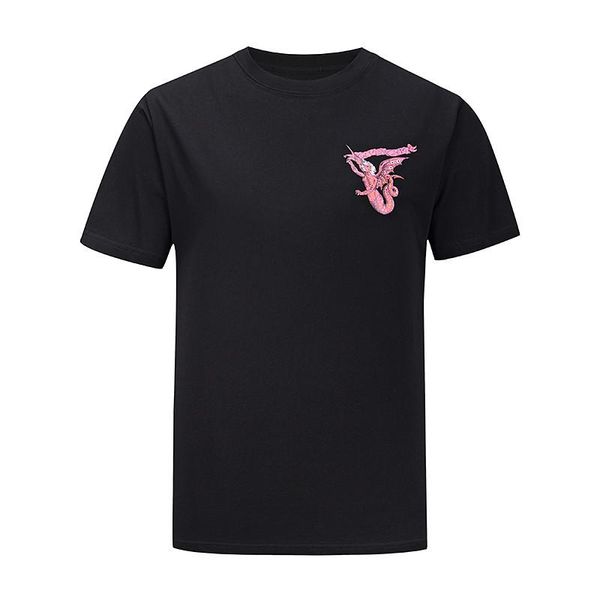 

2020 luxury summer t-shirt brand designer t-shirt, fashion printed short sleeve breathable cotton t-shirt, White;black