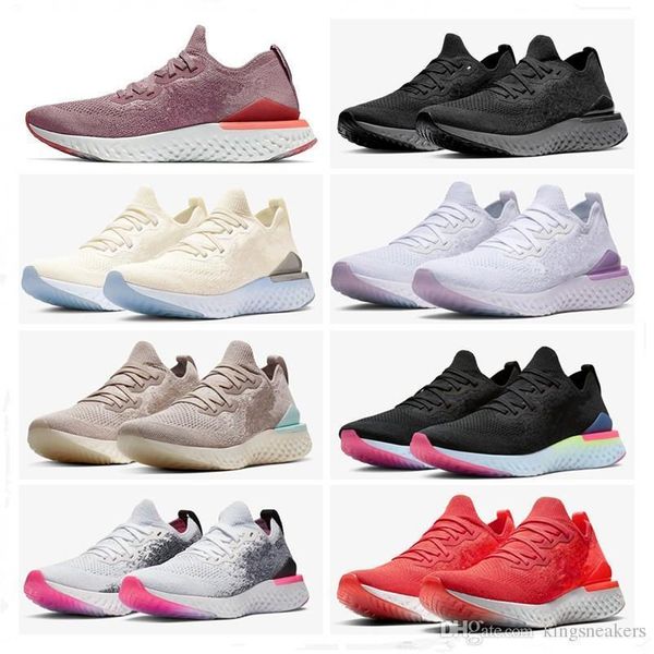 

2019 new epic react 2 rose gold particles super light outdoors sports shoes for men women fashion casual shoes size 36-45