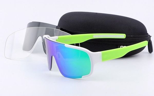 

flight jacket cycling eyewear men fashion polarized tr90 sunglasses outdoor sport running glasses 3 lens outdoor cycling