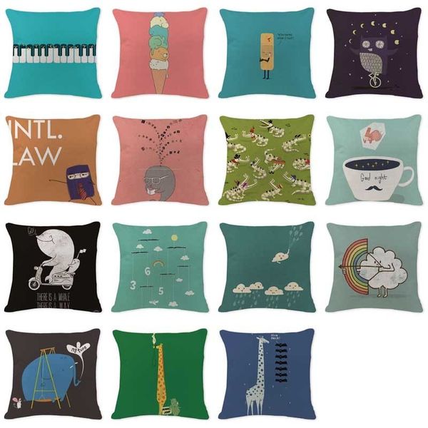 

персонализированные фото подушки подушка обложка fun творческий whale подушка дело пляж 17.7inch хлопок белье сиденье decor животных kussenh