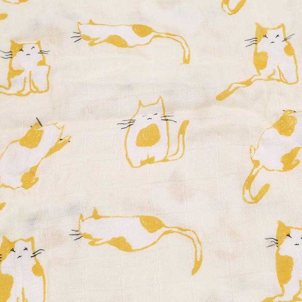 

new baby gauze wrap blanket breathable all bamboo fiber spring and autumnchildren bath towel baby cover blanket cartoon 1pc