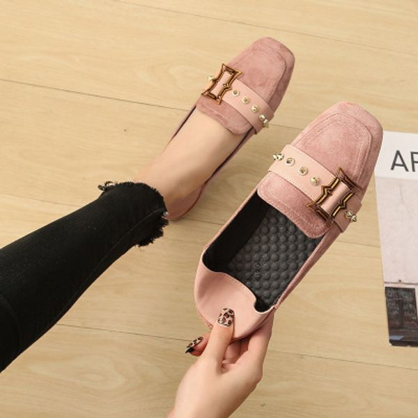 

jolly2019 su chen yao leather shoes beige fuxie the woman koufu le mingyu all very good real go to work, Black