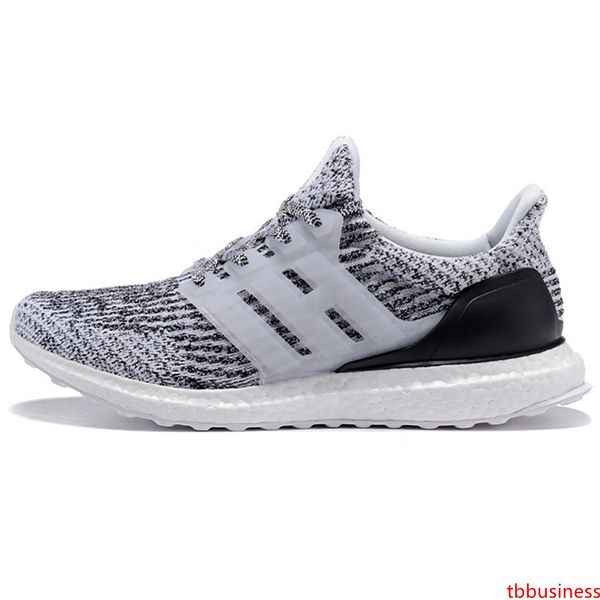 

triple black and white primeknit oreo 4.0 blue grey men women running shoes ultrat sport sneaker