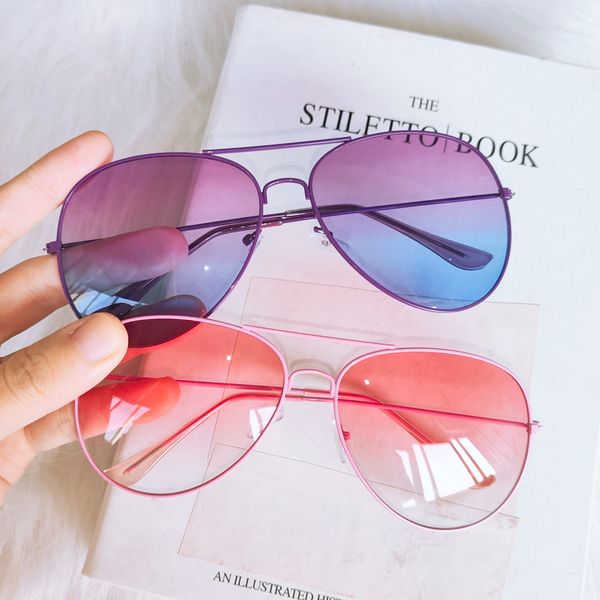 

vintage pilot sunglasses women fashion brand retro trendy oversized sun glasses for female ladies eyewear pink shades, White;black
