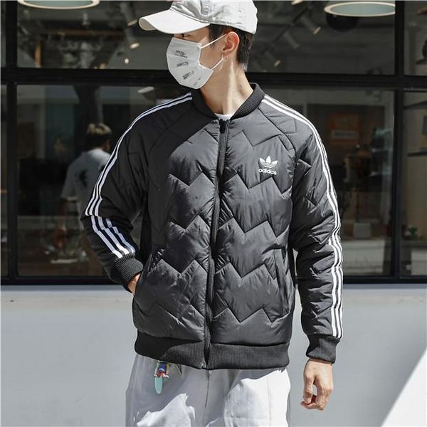 

mens coat fashion down mens solid color letter print coat men casual sport style clothing active outerwear, Black