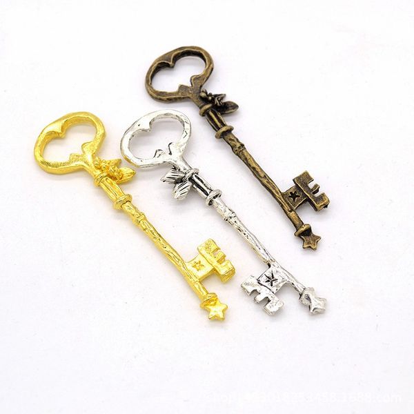 

new arrive bulk 100pcs of large size 76*21mm heart key charms pendant in gold, antique silver, antique bronze colors, Bronze;silver