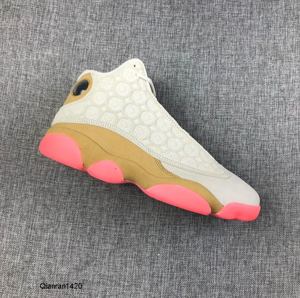 

wholesale with box new cny white beige pink 13s xiii men basketball shoes sports sneakers fashion trainers size 7-13