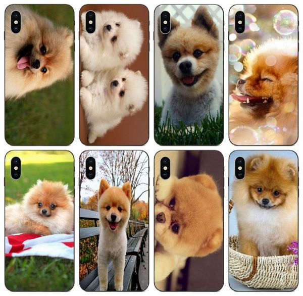 

[tongtrade] pomeranian puppy dog case for apple iphone 11 pro xs max 8s 7s 6s galaxy a5 s10 huawei nova 5t p30 redmi note 4 case