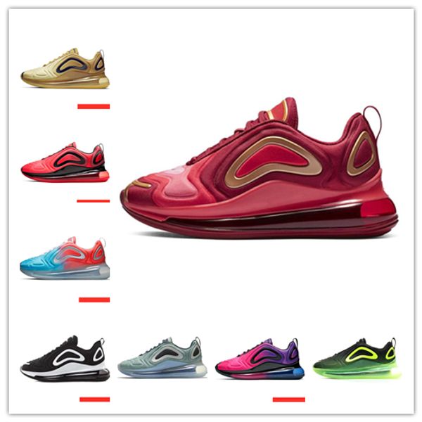 

Новый 720 Кроссовки Кроссовки Мужчины Женщины Восход Закат Северное сияние Углеро