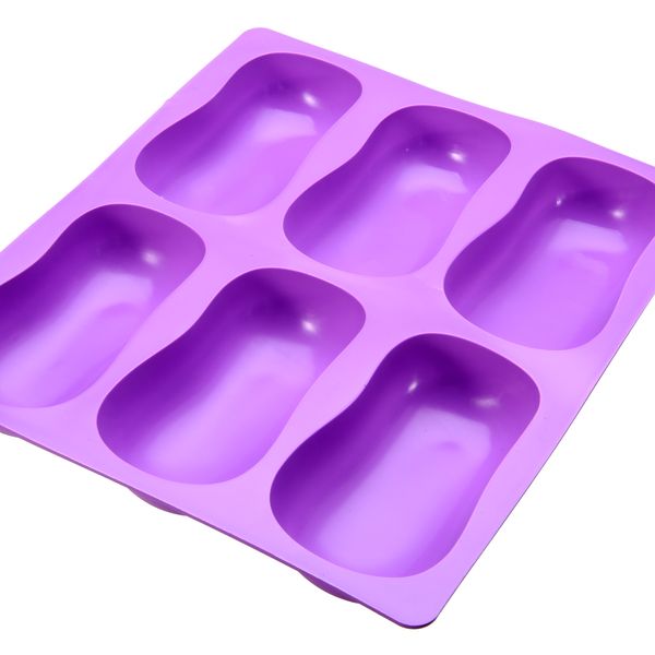 

новый овальный торт прессформы силикона безопасный non-toxic mold домашнее мыло mold для конфеты печенье ice lattice ice tray 205 * 185 * 35