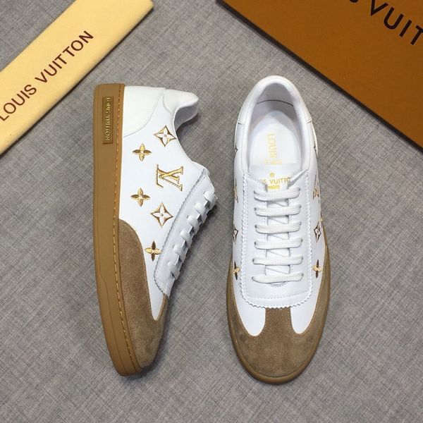 

fast delivery high-end luxury men's casual sports shoes fashion design brand platform men's shoes vintage pattern size: 38-44 jhdt, Black