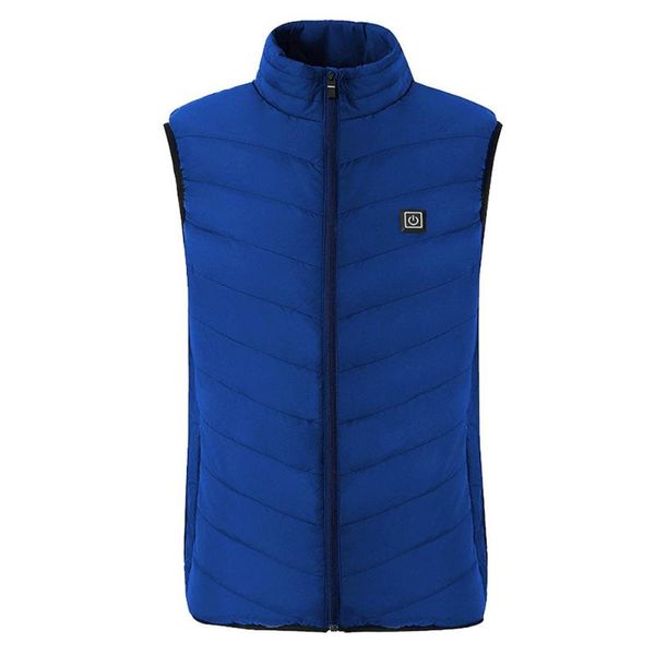

winter warm electric heated vest women men riding skiing usb heating waistcoat women keep warm vest thermal sleeveless jacket, Black