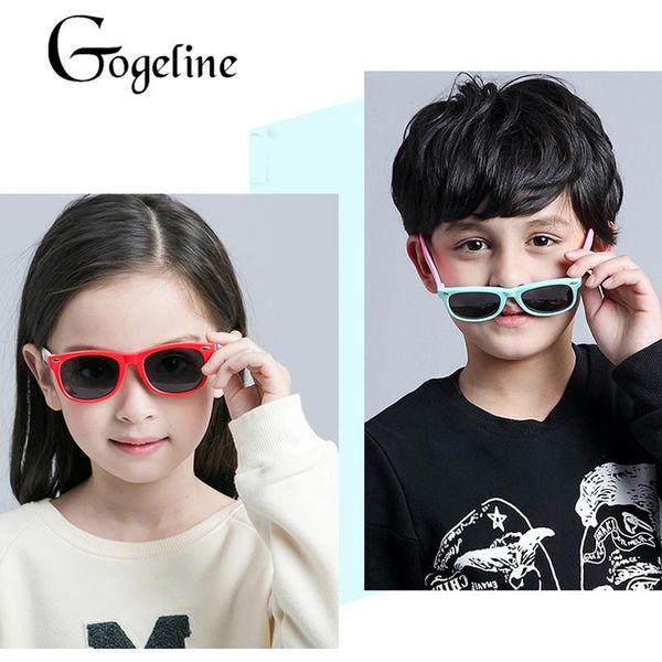 

children polarized sunglasses kids boys girls baby tr90 flexible frame sun glasses uv400 ultra-soft silicone glasses fashion kfhma, Blue