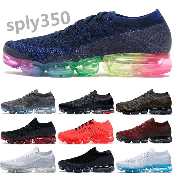 

2019 new hot тройной белый кмит 1,0 mens женщин платина красный черный строка фиолетовый пыль exploer темные кроссовки eur36-45