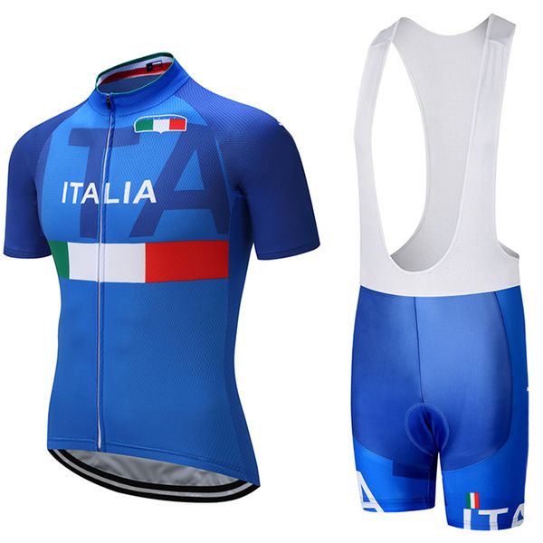 

2019 blue italia cycling team clothing 9d pad shorts bike jersey mens quick dry bicycle wear summer pro cycling jerseys, Black;red