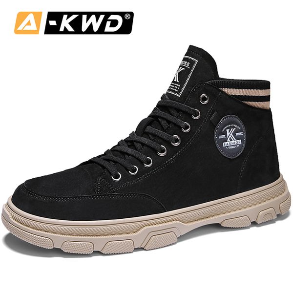 

high leather sneakers herrenschuhe fashion mens shoes casual leather autumn breathable sneakers man black shoes pu palladium