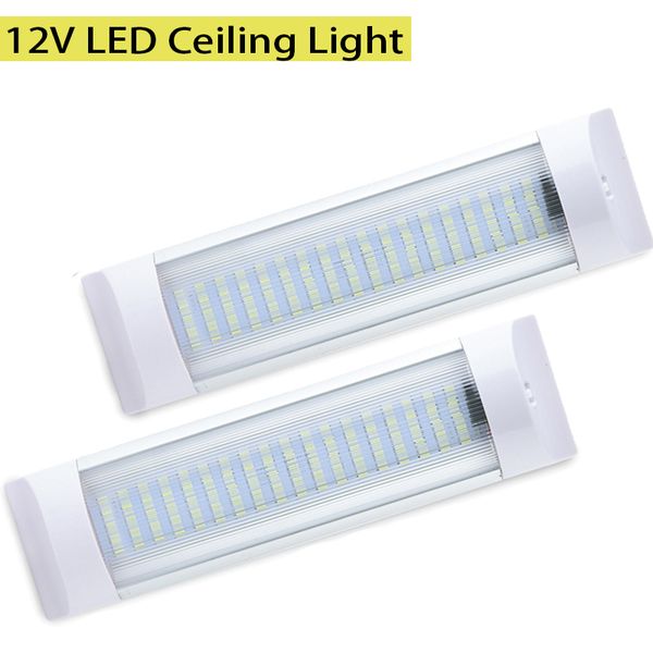 

2pcs 12v led interior lights roof ceiling 12w light for rv camper trailer motorhome van led ceiling lamps 6500k