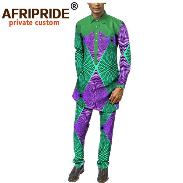 

африканская одежда для мужчин рубахе и анкара брюки 2 шт набор dashiki наряд базен riche tracksuit повседневная одежда a2020016, Gray