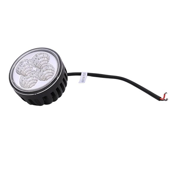 

3 inch round 4 beads 12w flat mirror light 12v / 24v white light spotlight led car work lights headlight lamp for suv / truck or