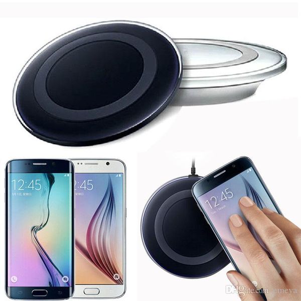 

qi wireless charger adapter 5v/2a charger pad for samsung galaxy s7 s6 edge s8 s9 s10 plus note 4 5 iphone 8 x xs xr