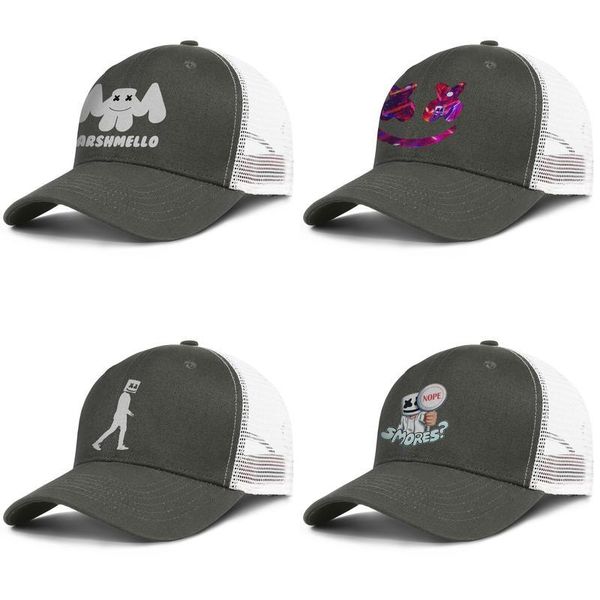 

marshmello рисунок знак army_green мужчины и женщины дальнобойщик бейсболка прохладный дизайнер винтажных сетки шляпы нету логотип музыка ис, Blue;gray