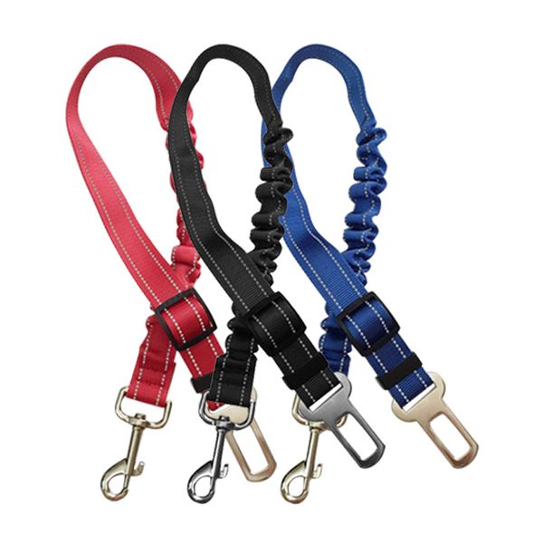 

dog seat belt retractable nylon car leash elastic safety rope for pet dog cat pet safety leader vehicle seatbelt nj88