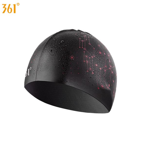 

361 silicone printed swimming caps swim cap ear protect long hair waterproof for men pool sport swimming hat