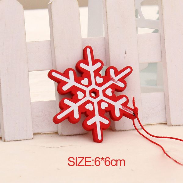 

12pcs/lot christmas tree decoration wooden christmas snow snowman decorative pendant holiday party navidad home decor