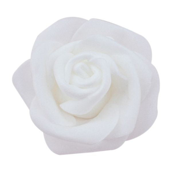 

100pcs / bag 6cm foam rose heads artificial flower heads wedding decoration(white