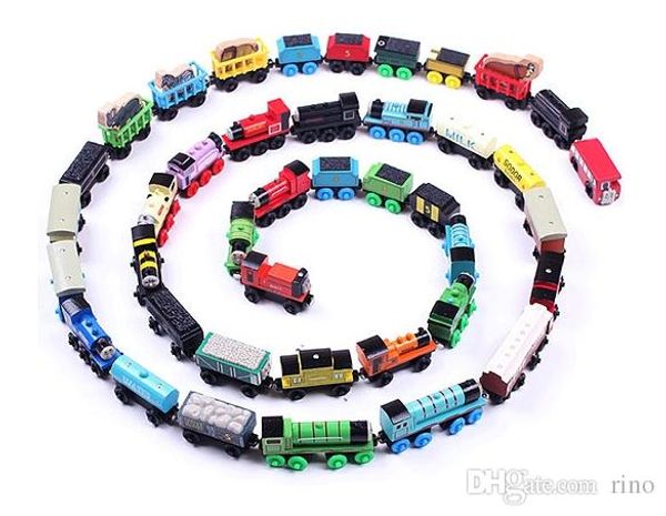 

Wooden mall train cartoon toy 70 tyle train friend wooden train car toy chri tma gift dhl hipping