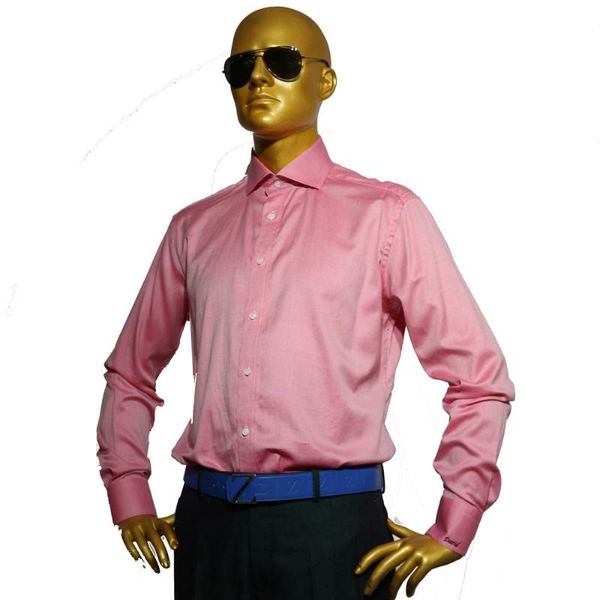 

custom tailor made men's bespoke dress shirts business formal wedding blouse 100% cotton pink plus size ship, White;black