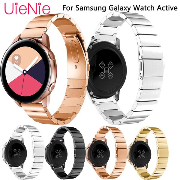 

20mm width replace strap for samsung galaxy watch active band wristband for samsung gear s2 watch band bracelet accessories, Black;brown
